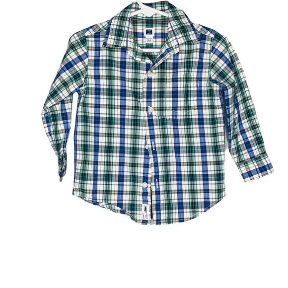 Janie and Jack Boys 18-24 Month Plaid Dress button up shirt long sleeve - Picture 1 of 4